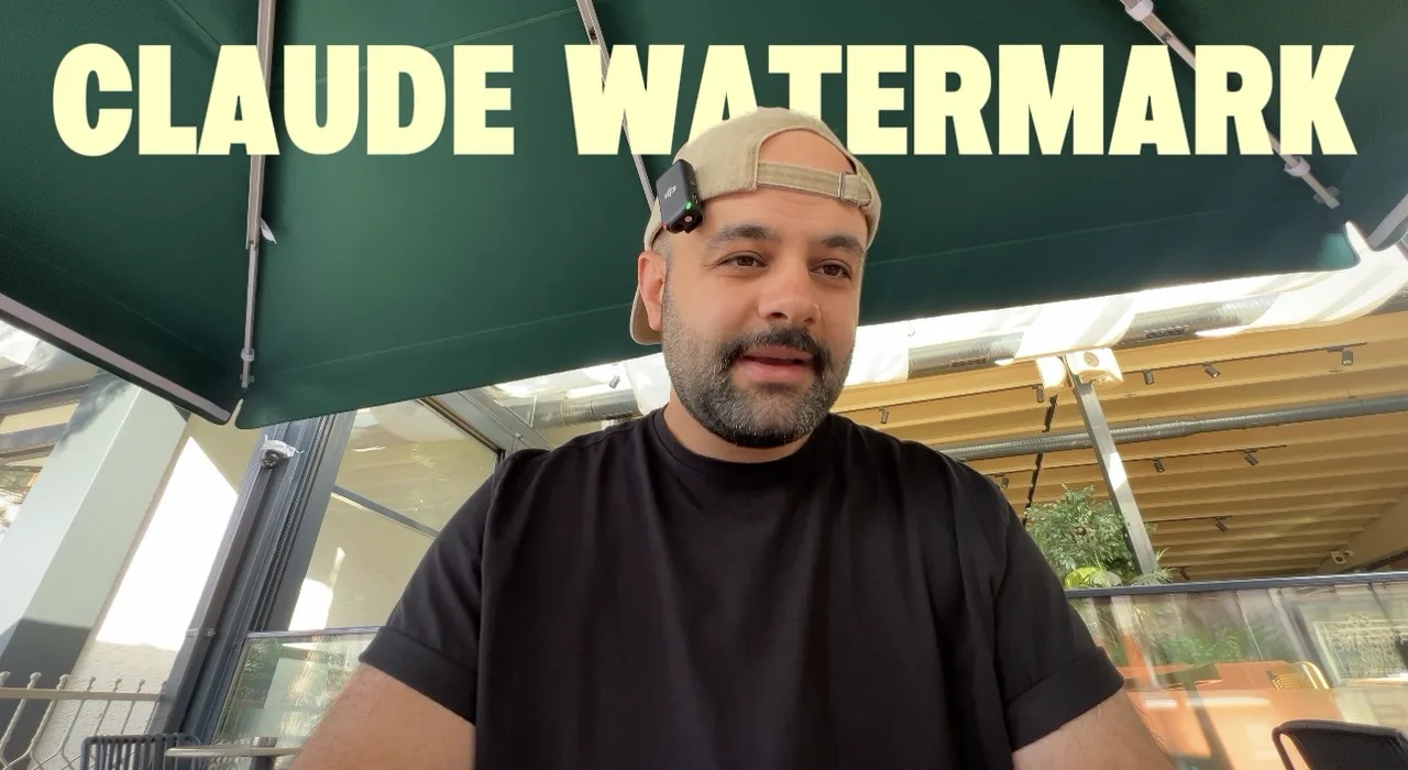 Claude watermark video cover