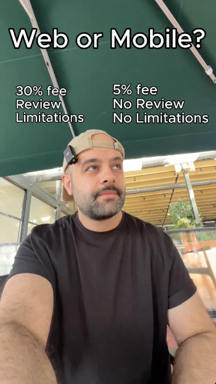 Web or mobile video cover