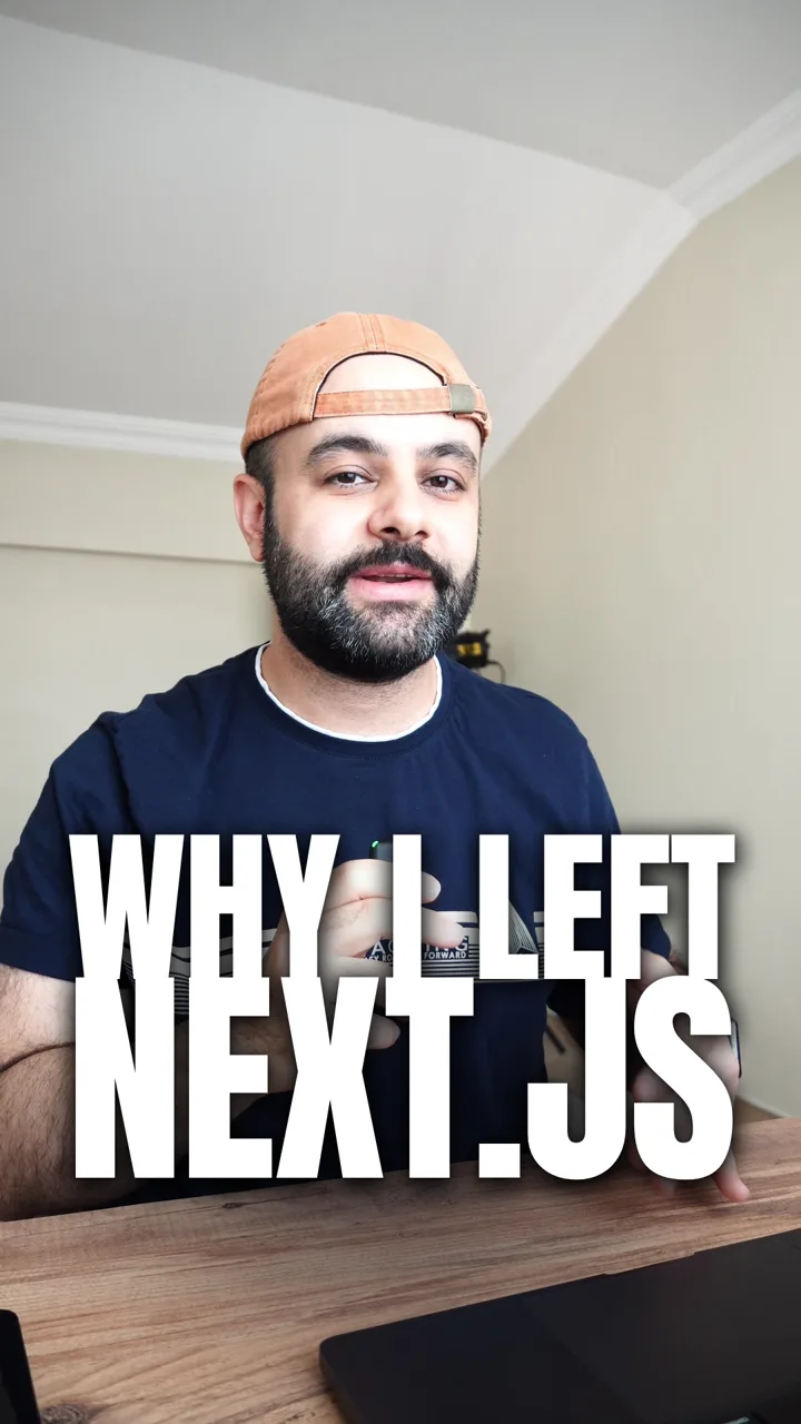 Why I left Next.js video cover